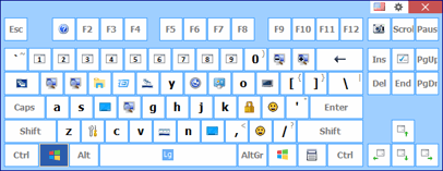 Ikony na klávesnici